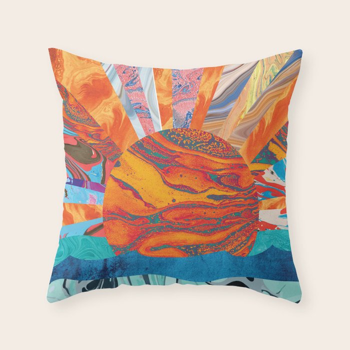 Sunrise, Sunset Throw Pillow Gallery Image 1