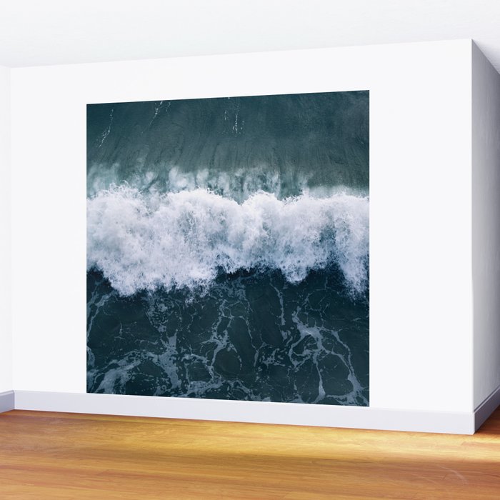 Ocean Wave Aerial Wall Mural Gallery Image 2