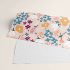 Tiny little flowers on pink background Wrapping Paper Gallery Image 2