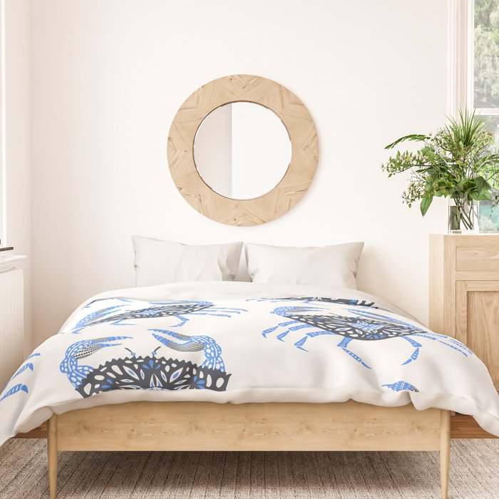 Blue Crab Duvet Cover Gallery Image 3