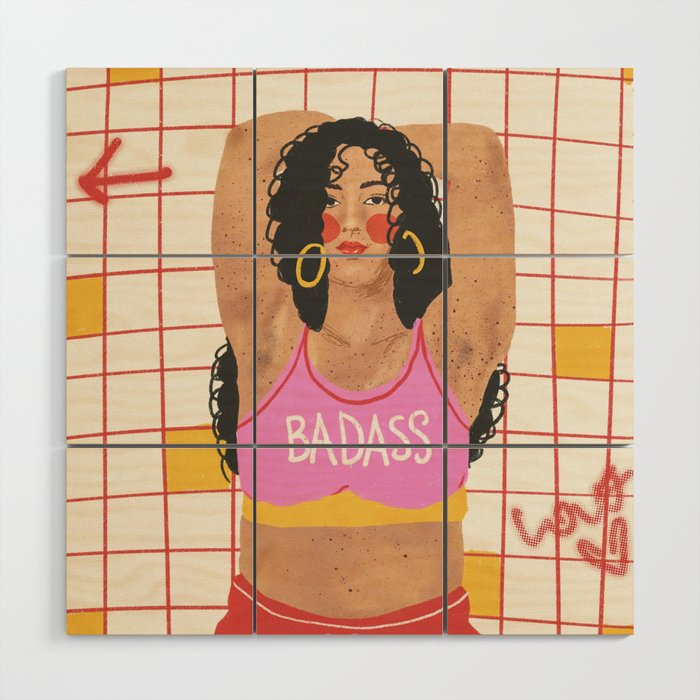 Badass Wood Wall Art Gallery Image 1