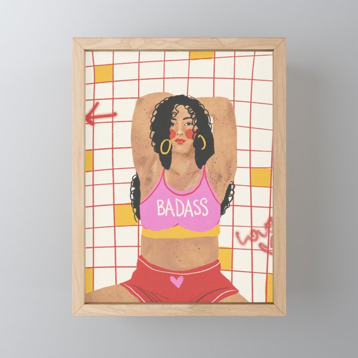 Badass Mini Art Print Gallery Image 1