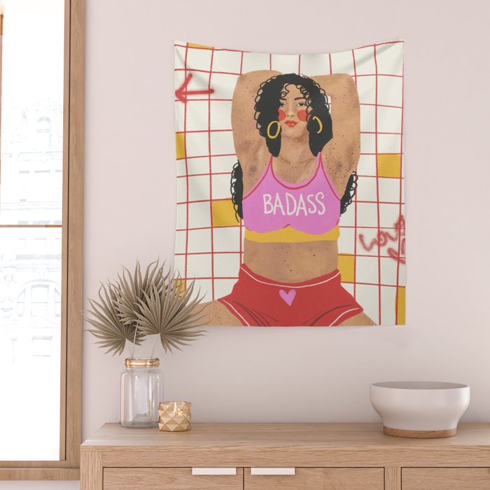 Badass Wall Tapestry Gallery Image 2