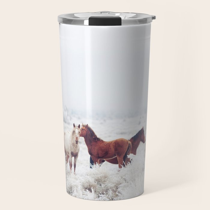 Winter Horseland Travel Mug Gallery Image 1