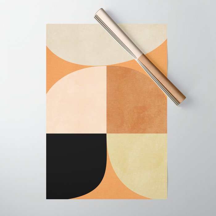 retro mid mod summer Wrapping Paper Gallery Image 1