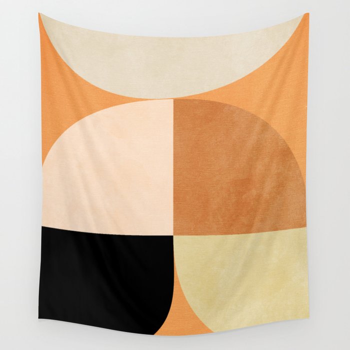 retro mid mod summer Wall Tapestry Gallery Image 4