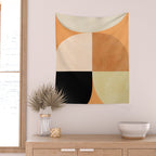 retro mid mod summer Wall Tapestry Gallery Image 2