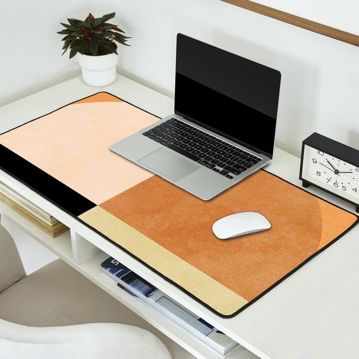 retro mid mod summer Desk Mat Gallery Image 2