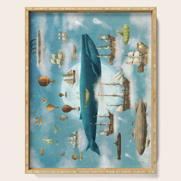 Ocean Meets Sky - from picture book Serving Tray Gallery Image 1