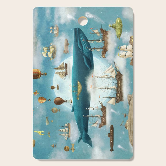 Ocean Meets Sky - from picture book Cutting Board Gallery Image 1