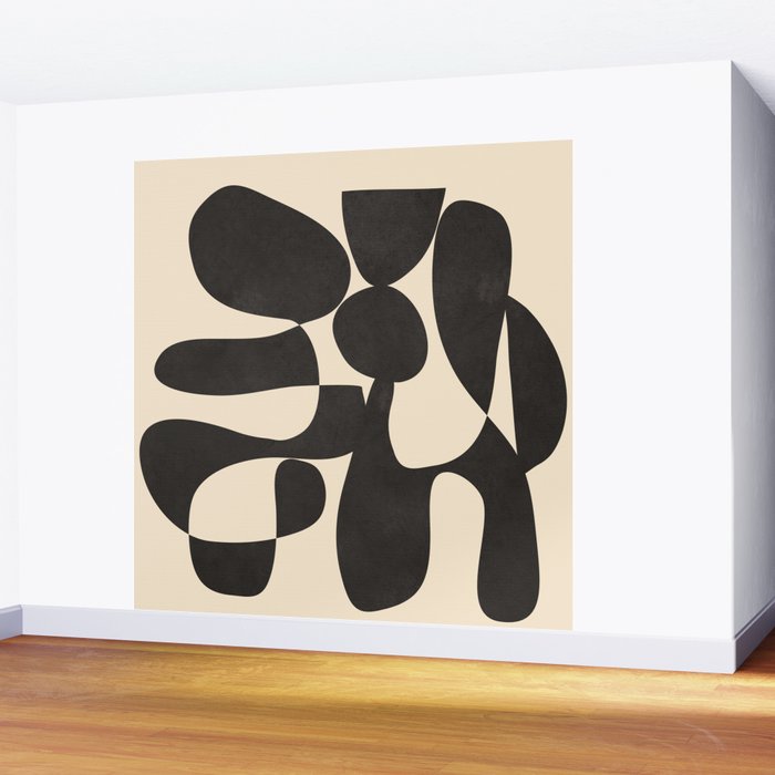 Modern Art Form 4 Wall Mural Gallery Image 2