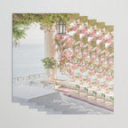 Sorrento Vibes | Balcony In Italy With Pink Flowers Photo Print | Summer Travel Photography Wrapping Paper Gallery Image 3