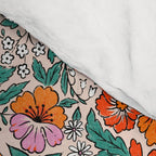 Posey - pink, orange, and teal Comforter Gallery Image 4