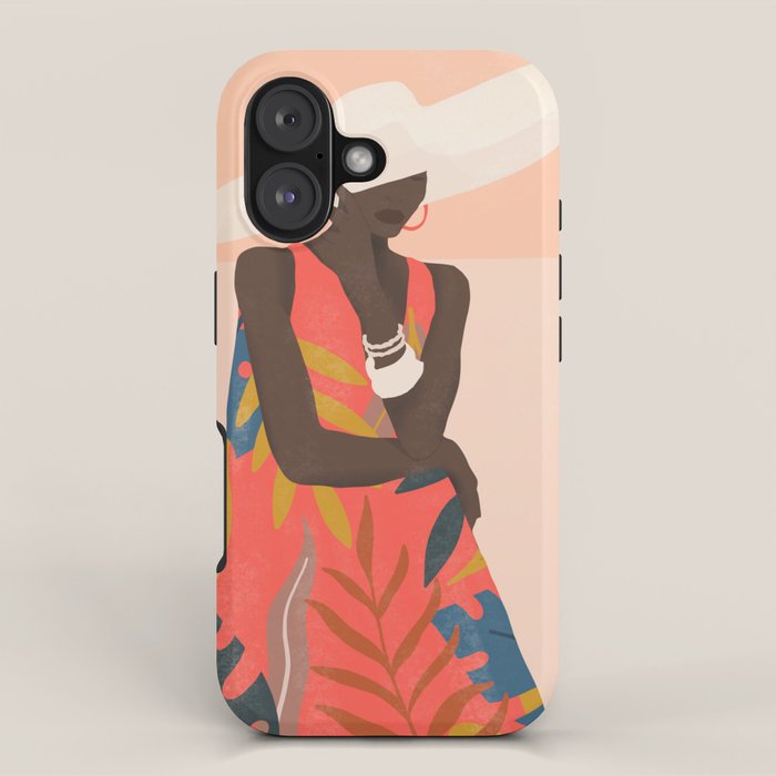 Tropical Girl 19 iPhone Case Gallery Image 1