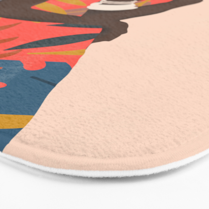 Tropical Girl 19 Bath Mat Gallery Image 3