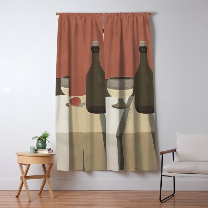 Rustic Still Life Window Curtain Gallery Image 5