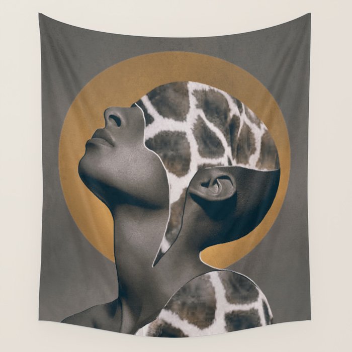 African Beauty Wall Tapestry Gallery Image 1