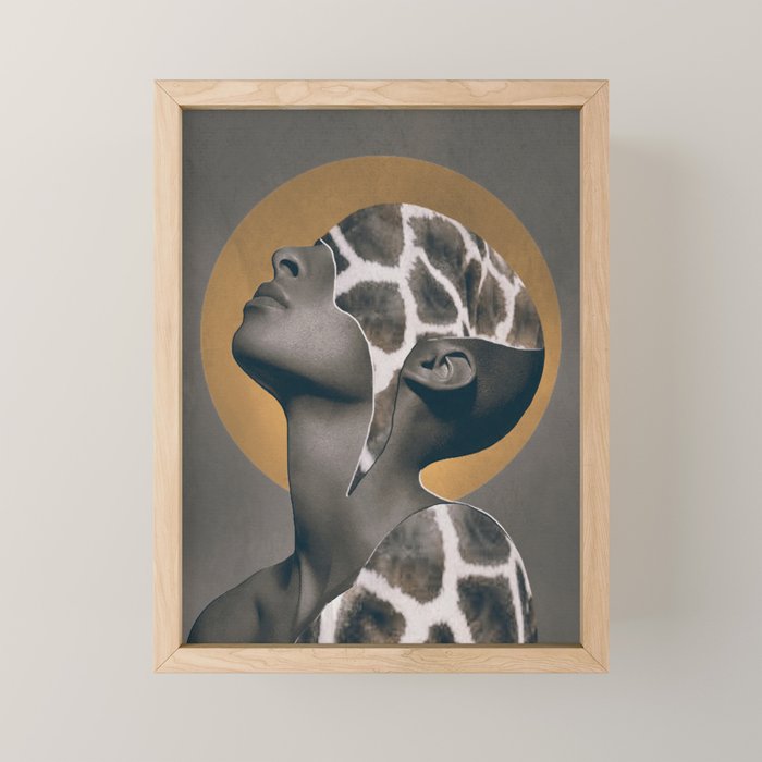 African Beauty Mini Art Print Gallery Image 1