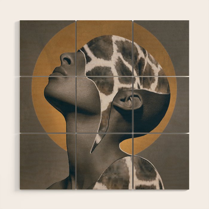 African Beauty Wood Wall Art Gallery Image 1