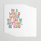 In a World Where You Can Be Anything Be Kind Wrapping Paper Gallery Image 3