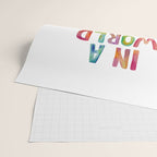 In a World Where You Can Be Anything Be Kind Wrapping Paper Gallery Image 2