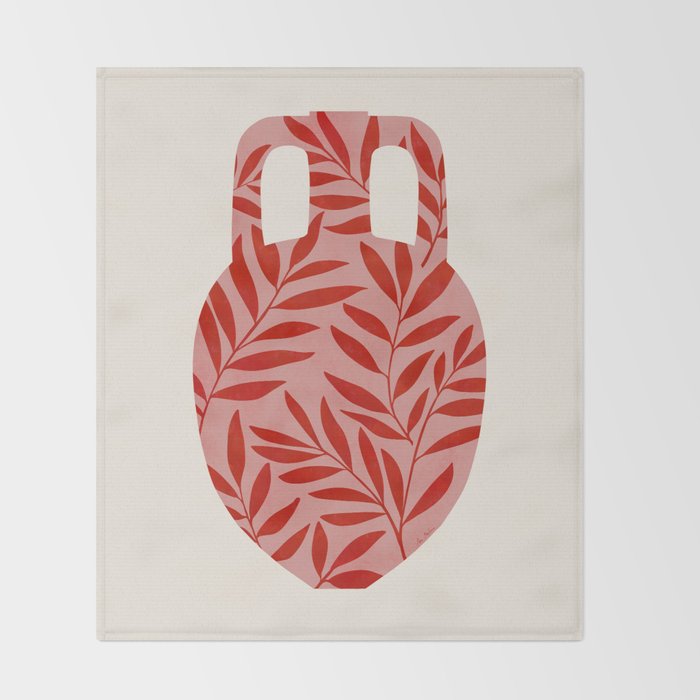 Mediterranean roman vessel II Throw Blanket Gallery Image 2