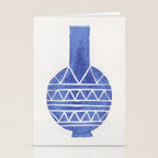 Linocut Vase #8 Stationery Card Gallery Image 2