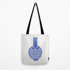 Linocut Vase #8 Tote Bag Gallery Image 2