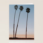 three palm trees iv / santa barbara, california Stationery Card Gallery Image 2