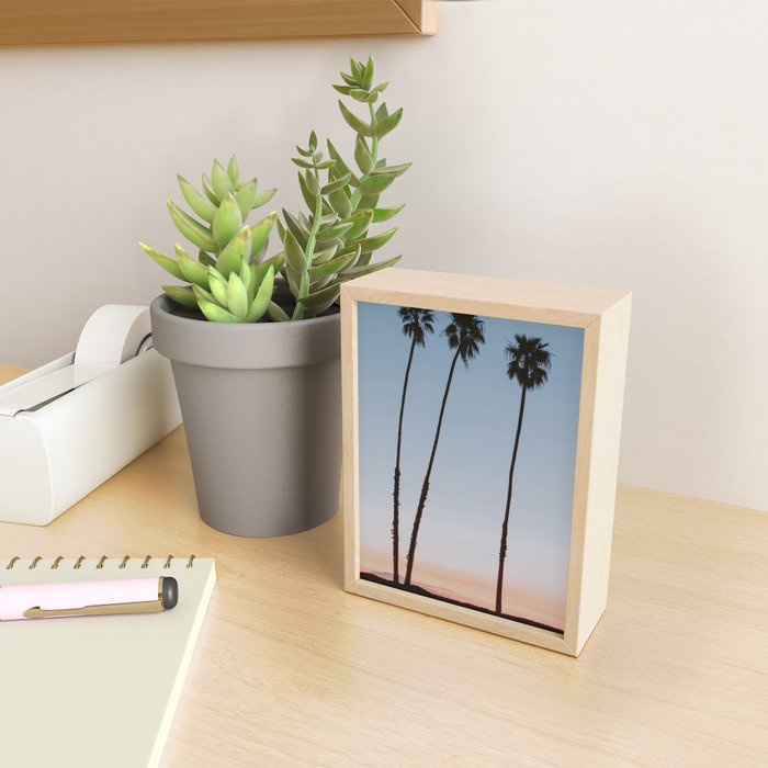 three palm trees iv / santa barbara, california Mini Art Print Gallery Image 2