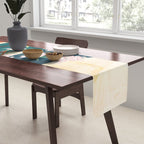 Warm spring sunshine beneath the ridge  Table Runner Gallery Image 2