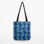 Save the Sea Turtles |Watercolor Blue Green| Renee Davis Tote Bag Gallery Image 2