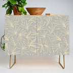 Lily Flower Pattern #3 Credenza Gallery Image 1