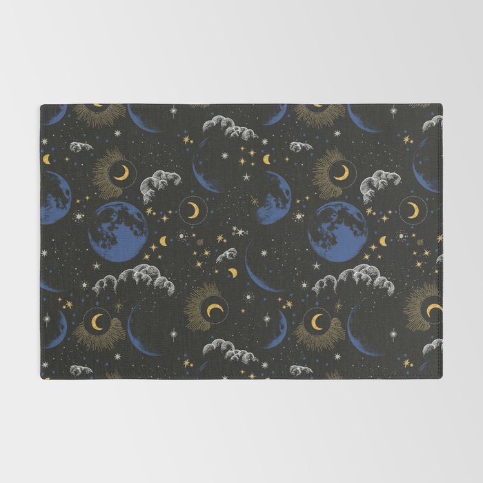 Night sky of stars 24 Rug Gallery Image 2
