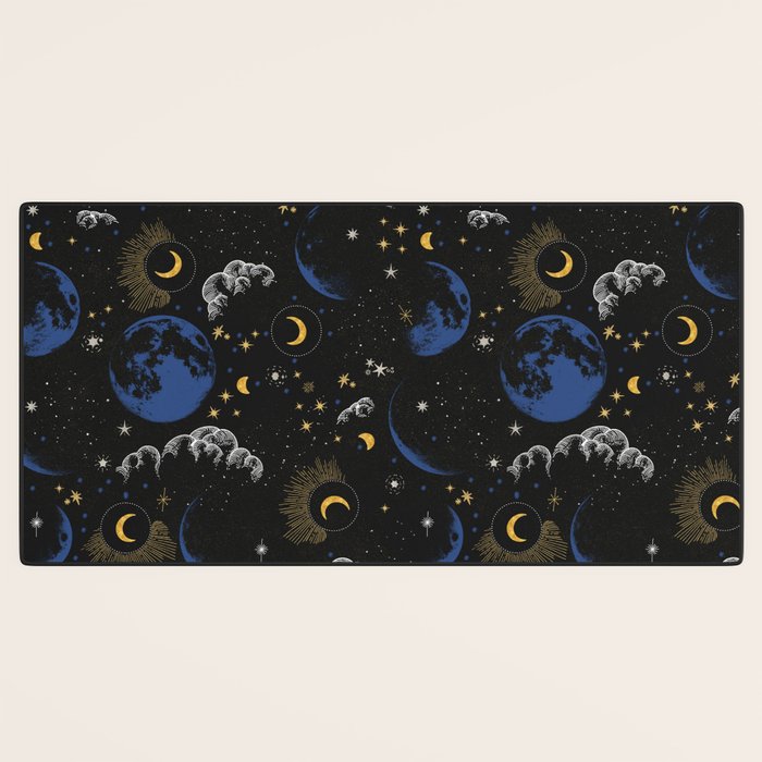 Night sky of stars 24 Desk Mat Gallery Image 3