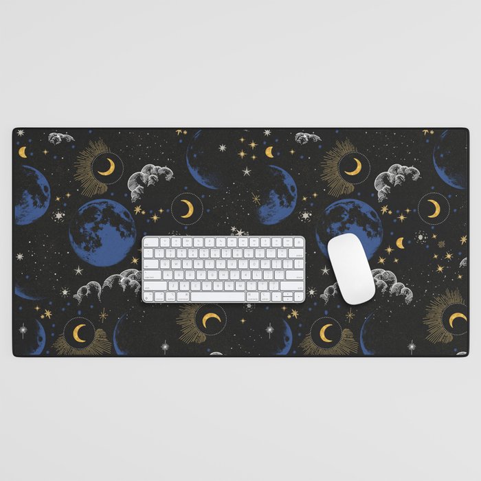 Night sky of stars 24 Desk Mat Gallery Image 1