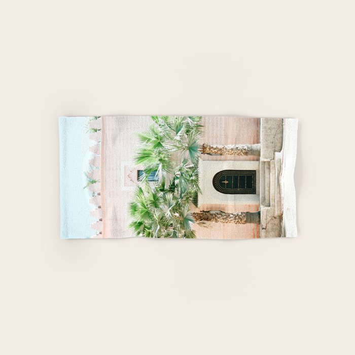 Magical Marrakech | Travel photography Morocco | Pastel colored. Bath Towel Gallery Image 1