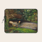 Ophelia Painting by John Everett Millais Laptop Sleeve Gallery Image 1