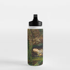 Ophelia Painting by John Everett Millais Water Bottle Gallery Image 3
