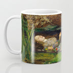 Ophelia Painting by John Everett Millais Coffee Mug Gallery Image 3