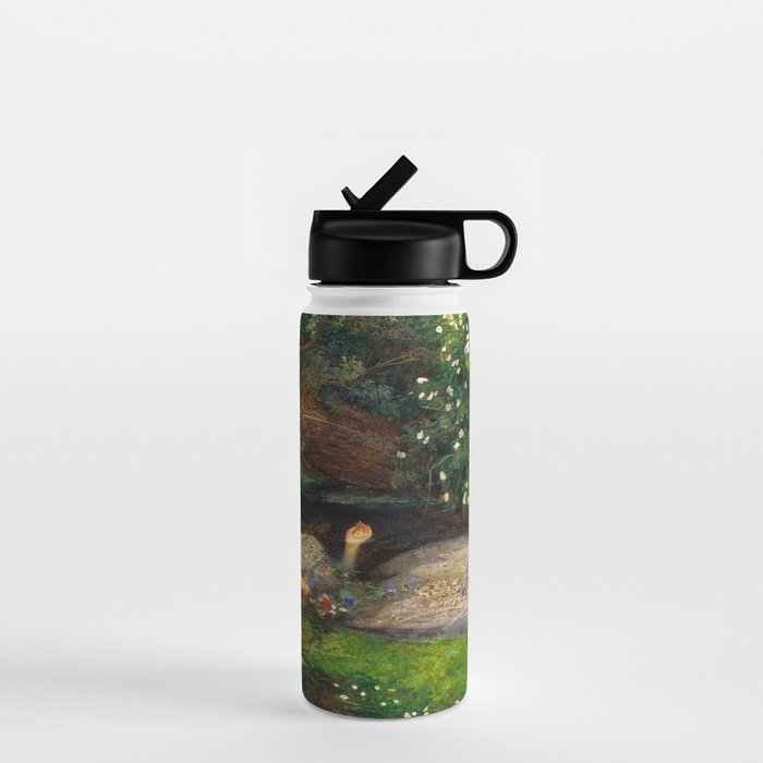 Ophelia Painting by John Everett Millais Water Bottle Gallery Image 1