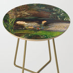 Ophelia Painting by John Everett Millais Side Table Gallery Image 2