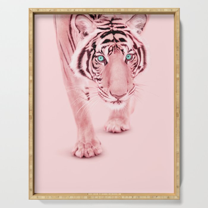 PINK TIGER Serving Tray Gallery Image 1