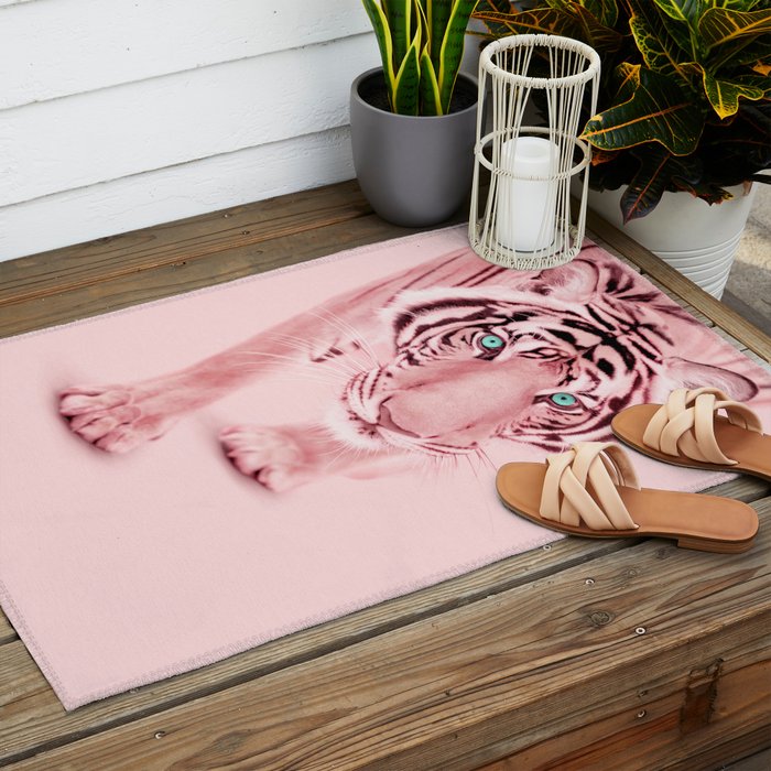 PINK TIGER Outdoor Rug Gallery Image 2