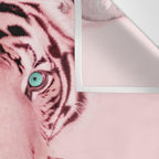 PINK TIGER Wall Tapestry Gallery Image 3