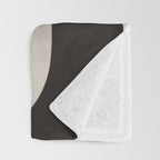 Minimalist plants and leaves Art 3 Throw Blanket Gallery Image 3