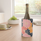 Abstract vintage flower art pattern Wine Chiller Gallery Image 4