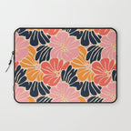 Abstract vintage flower art pattern Laptop Sleeve Gallery Image 1