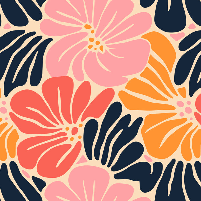Abstract vintage flower art pattern Coffee Mug Gallery Image 2