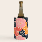 Abstract vintage flower art pattern Wine Chiller Gallery Image 1